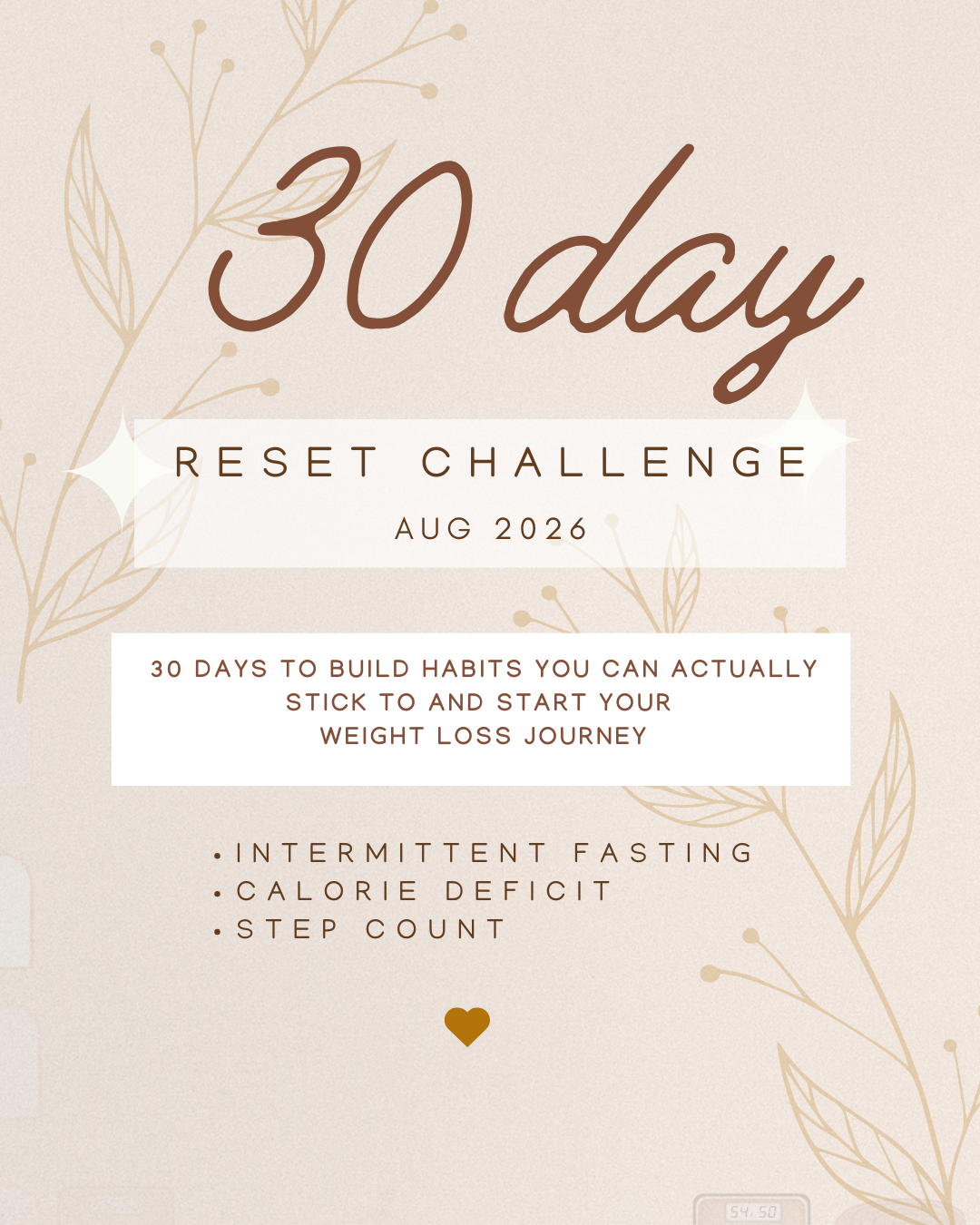30 Day Reset | Group Challenge ✨ August 2026