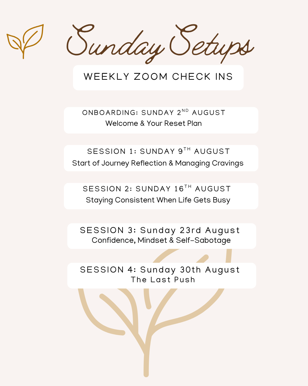 30 Day Reset | Group Challenge ✨ August 2026