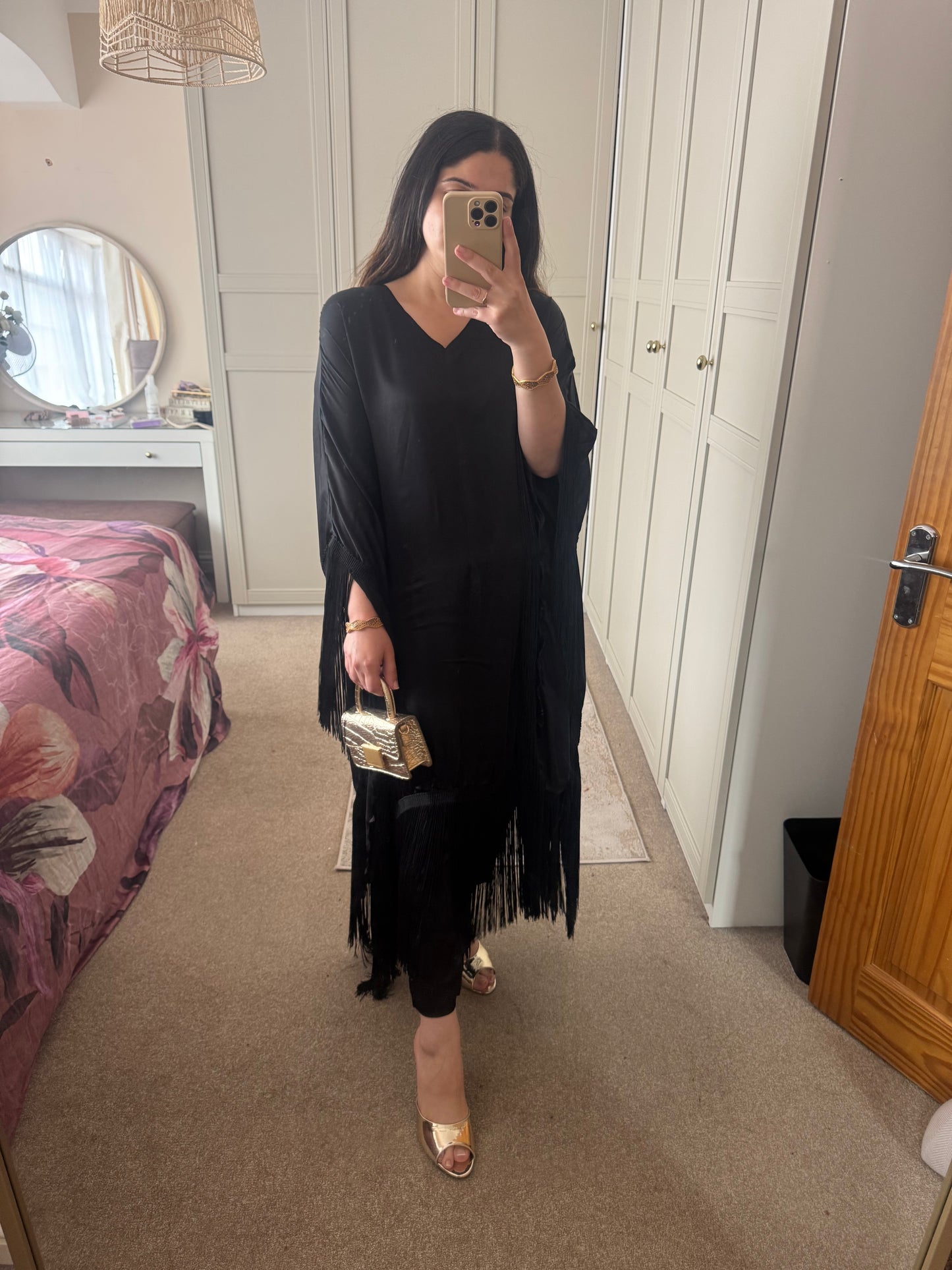 Tassel Silk 2PC | Black