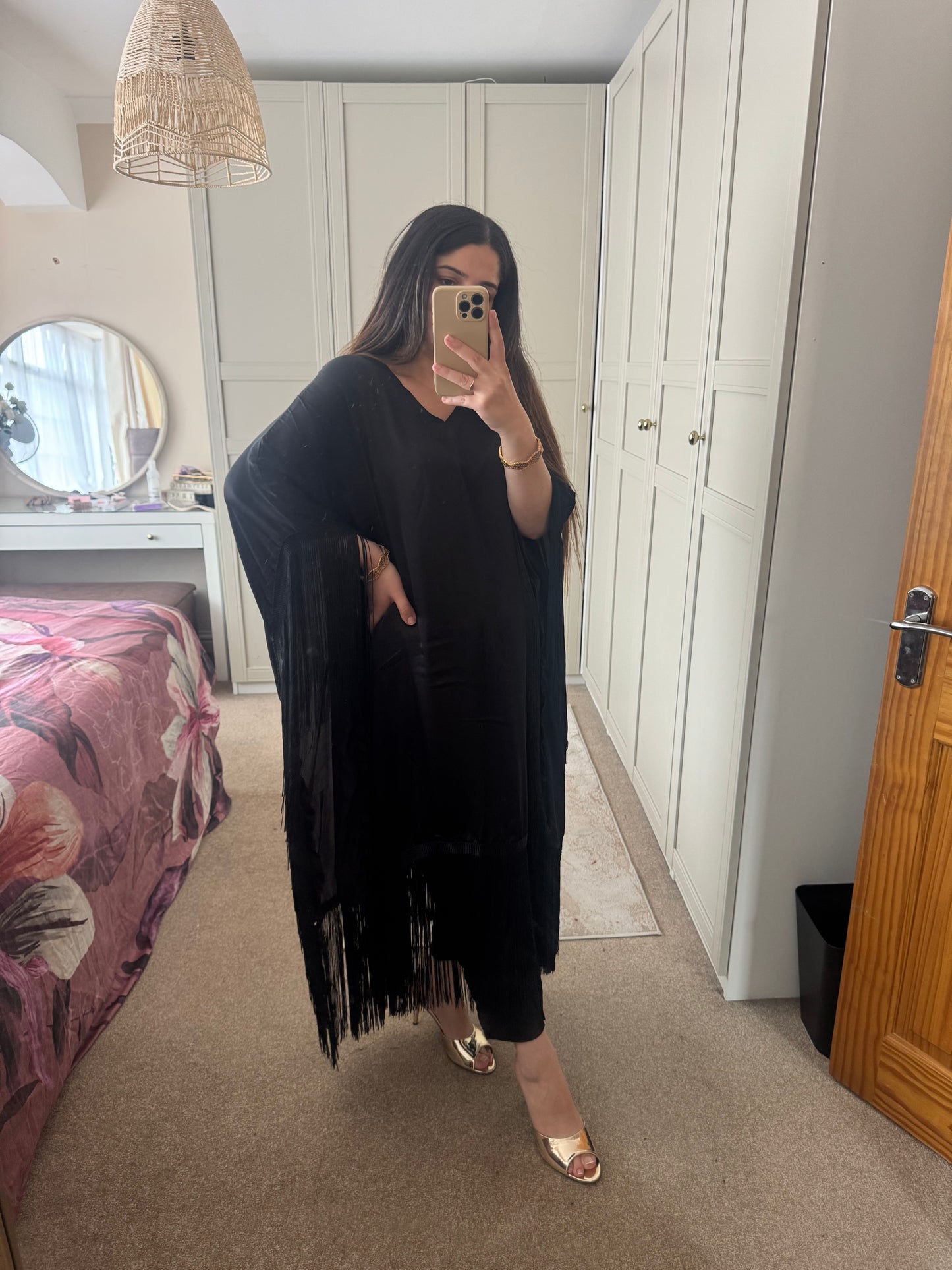 Tassel Silk 2PC | Black