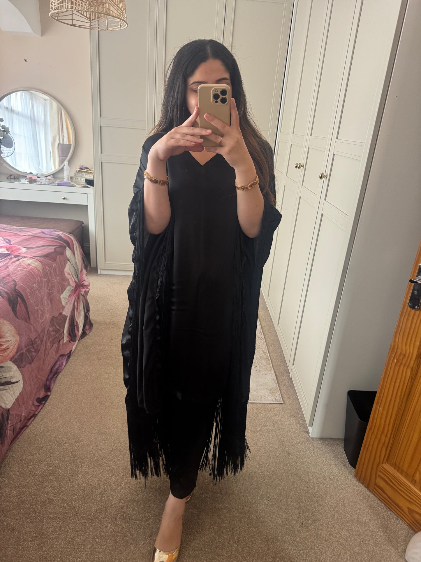Tassel Silk 2PC | Black