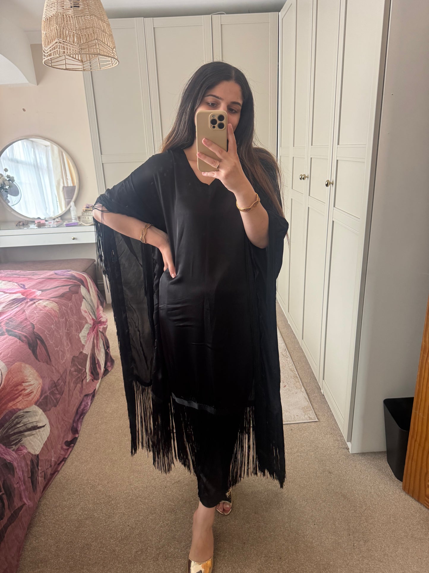 Tassel Silk 2PC | Black